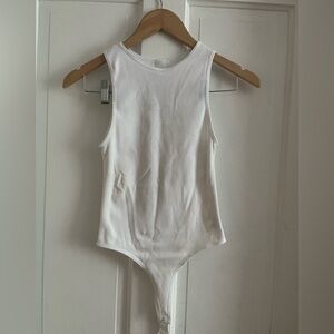 Soft & stretchy white bodysuit